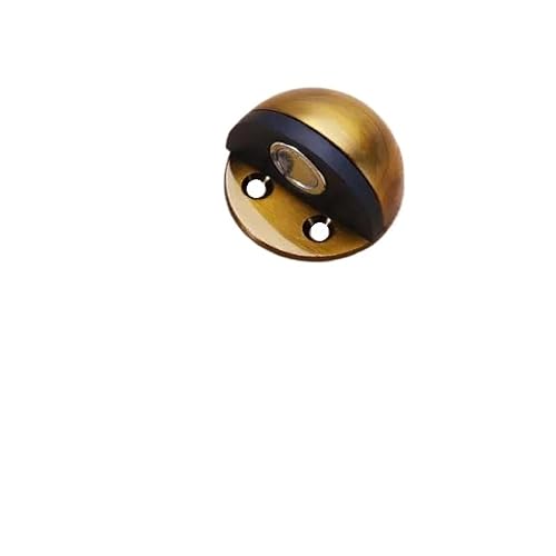 Lkfjnhepf Yellow Bronze Door Stop Stainless Steel Magnetic Door Stopper Catch Wall Protector Bumper(Yellow Bronze)