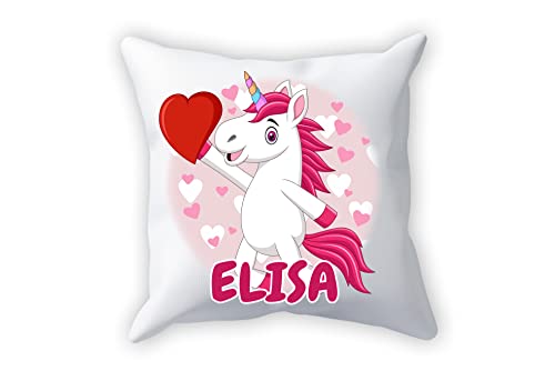 Overthetee Cuscino Bambina Unicorni - Nome