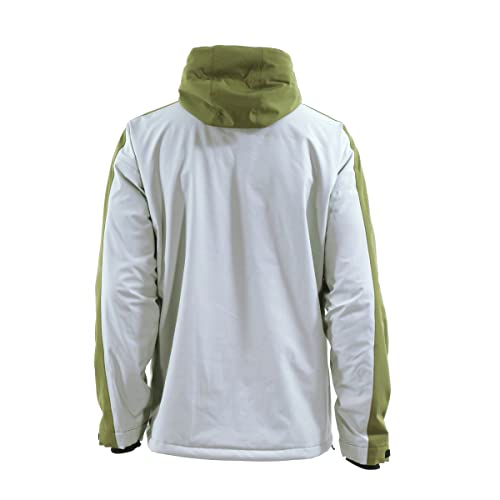 StormSkin Gale Pullover – Olive/Moss/Chart | Waterproof, Windproof Soft-Shell Hoodie for Fishing & Outdoor Use4