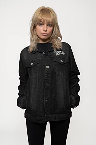 My Chemical Romance Denim Jacket The Black Parade Band Logo Official Unisex4