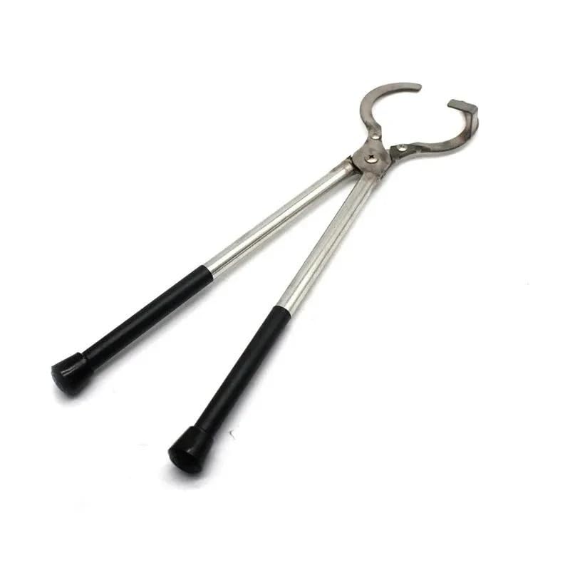 Tiegelzange aus Edelstahl for Schmelzöfen – Graphithalter, Schmuckgusszange – Optionen 1 kg, 2 kg, 3 kg(2kg)