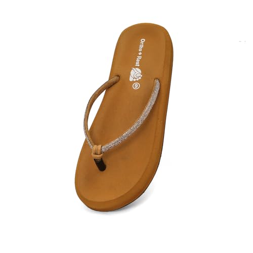 Image of Ortho + Rest Ortho Slippers for Women Daily Use, orthopedic FlipFlops | Arch Support With Soft Cushioned Footbed | Lightweight Ladies Chappal | Orthopedic Doctor Soft Slippers for Ladies & Girls