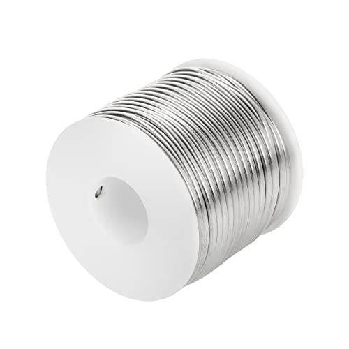 HYDROBIL Lead Free Solder Wire for The Copper Works, Copper Pipe Fittings Soldering Wire 3mm 250g, Low Melt Solder for Drinking Water Pipe and Plumbing Fittings, Soft Tin Solder, Plumbing Solder