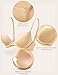 Wingslove Women's Push Up Bra T-Shirt Lightly Padded Underwire Bra Basic Comfort Everyday Plunge Bra (Nude, 36B)
