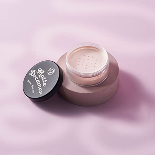 W7 Matte Dreamer Loose Setting Powder - Weightless Nude Blurring Powder For All Skin Tones #TOP1