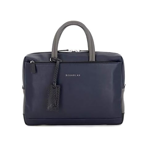 SCHARLAU - Unisex Natural Leather Briefbag Cover