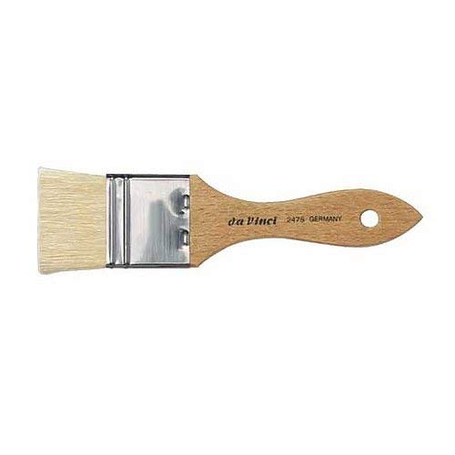 Pinceau Da Vinci Série 2475 Spalter - Poils Chinois Blancs - Largeur 40 Mm - Pour Vernis, Peinture, Apprêt