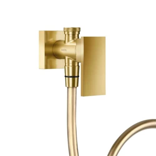 Ducha Higiênica com Registro e Derivação New Edge Ouro Escovado - Docol