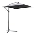 Produktbild Pure Home & Garden Hochwertiger Ampelschirm Horizon 300 x 200 cm in anthrazit, neigbar, 360 Grad drehbar, UV-Schutz 40 PLUS, inklusive Plattenständer
