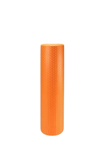 Image of Bodylastics EVA Dotted Foam Roller for Deep Tissue Massage, Relief from Sore Muscles Pain, Pre & Post Exercise Fitness Workout Sessions (Orange, 60cms)