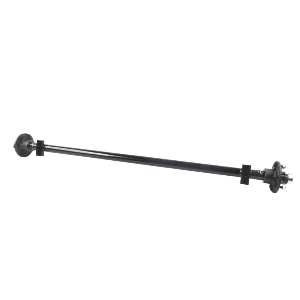 Reemplazo del Eje del Remolque 2000 Libras 60 Pulgadas Cara del Cubo 5 Cubos de lengüeta compatibles con Remolque 4x6 4x8 48 Pulgadas de Ancho