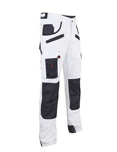 Photo de LMA WORKWEAR 1880 LMA00003 Pantalon Aerosol LMA Blanc/Gris Nuit-T.42-1443 T.42