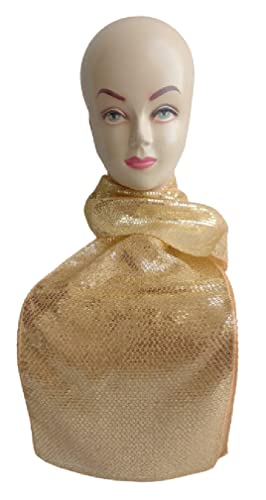 KVR Fashion Party Dance Vintage Sparkle Long girl teen Sequin polyester net scarf headband cum waist belt2