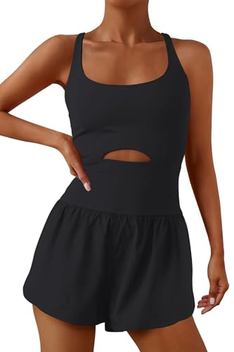 ReachMe Women One Piece Onesie Tracksuit Jumpsuit Gym Yoga Clothes