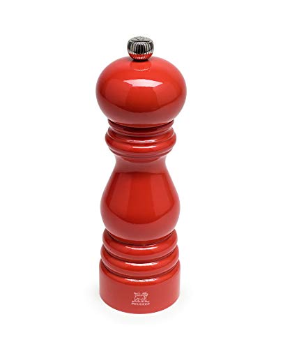 Peugeot 31022 Paris Classic Pepper Mill, 7", Poppy Red
