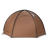OneTigris Coco NEST Solo Hot Tent with Stove Jack, 3000mm Waterproof Windproof Free-Standing Dome Tent Backpacking with Mesh Inner