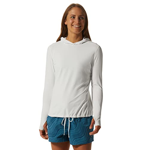 Mountain Hardwear Women's Crater Lake Long Sleeve Hoody for Hiking, Camping, Backpacking, and Casual Wear