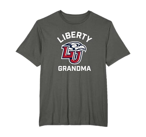 Liberty University Flames Arched Grandma T-Shirt