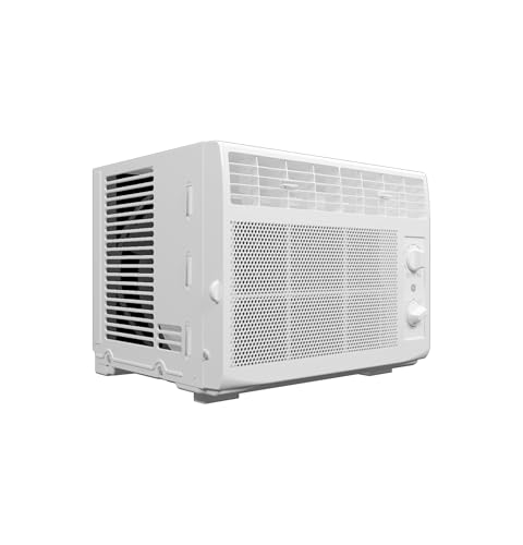 GE Window Air Conditioner 5,000 BTU AC Unit for Small Spaces up to 150 sq ft with Manual Controls & 2 Cooling Modes, Easy Install Kit, White - image 7