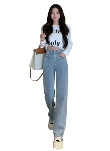 Image of KOTTY Womens High Waist Flared Fit Ankle Length Clean Look Denim Jeans