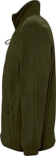 Baddery Gassi Fleece Jacke Herren & Damen : Dackel - Fleecejacke - Geschenk für Hundebesitzer, Hundeliebhaber & Jäger (Fleecejacke Army M)