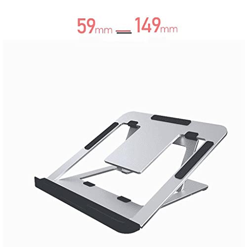 Soporte de refrigeración para computadora portátil y base de metal de aluminio 6