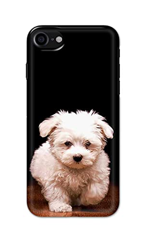 Image of PRINTFIDAA� Printed Hard Back Cover Case for Apple iPhone 7 | iPhone 8 | iPhone SE 2020 | SE2 2020 | iPhone SE3 2022 Back Cover (Puppy Dog) -2808