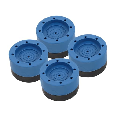 Levemolo Washing Machine Stand Pads 4pcs Vibration Mat Anti-Vibration Damping for Washer Stability Blue Washing Machine Cushi