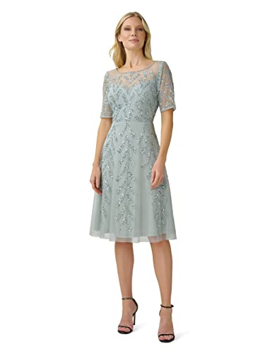 Image of Adrianna Papell Women's Beaded Midi Dress