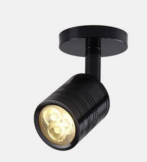 Faretti da soffitto a LED in Alluminio da Incasso, Mini faretti da Parete, compatibili con Illuminazione Interna per Cucina, Soggiorno, Camera da Letto, lampadari - Nero - Luce Calda
