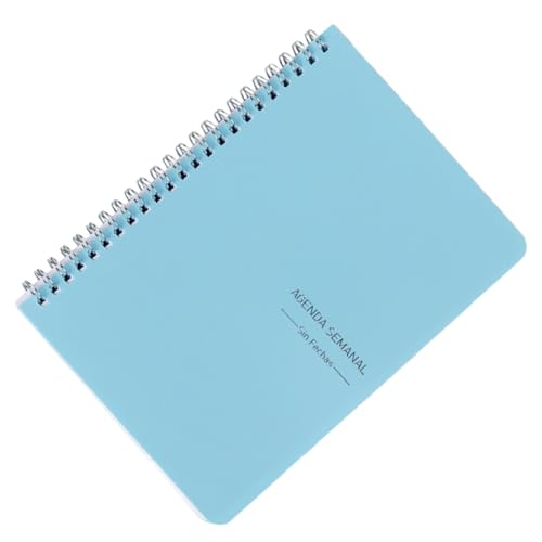 FIXOSHEE コイルノート 便利な学生用ダイアリーノートシンプルデザイン 毎日のスケジュール管理と滑らかな書き心地 軽量で持ち運びやすい