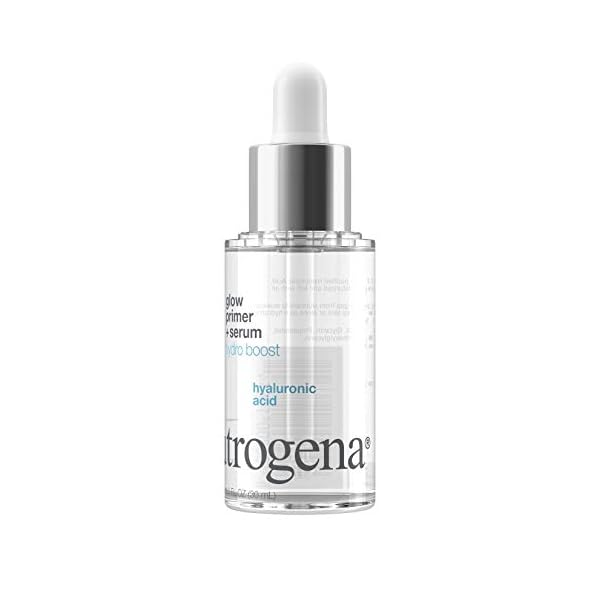 Neutrogena Hydro Boost Glow Booster Primer & Serum, Hydrating & Moisturizing Face Serum-to-Primer Hybrid, Infused with Purified Hyaluronic Acid & Designed to Instantly Hydrate, 1.0 fl. oz