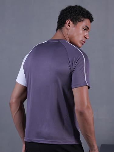 Image of CHKOKKO Gym Tshirt for Men Workout Regular fit t Shirt for man Breathable Dry fit Sports t Shirt Half Sleeve Activewear Round Neck Yoga and Running & Outdoor activites