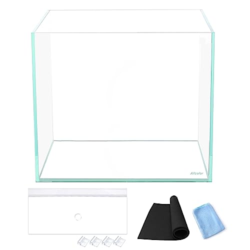Allcolor 7 Gallon Ultra Clear Rimless Tank