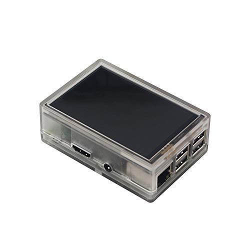 Case for Raspberry Pi 3/3B+ (B Plus) and 3.5 inch TFT Touch Screen, DUAL USE (Case_Clear)