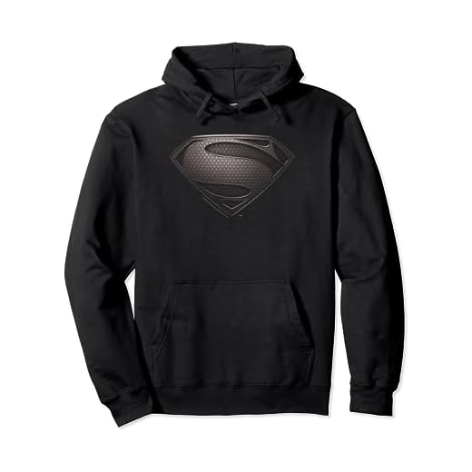 Superman Man of Steel Desaturated Sudadera con Capucha