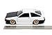 Jada Toys JDM Tuners 1:24 Scale Die-Cast 1986(AE86) Toyota Trueno, Opening Doors, Detailed Interior, Rubber Tires, Collectible for Ages 8+(White)