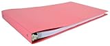11x17 1" Round Ring, Pink Poly Binder (512663)