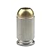 Bullet Shape Titanium with Brass Knife Lanyard Bead EDC Zipper Pull 550 Paracord Necklace Bead Pendant (Natural)