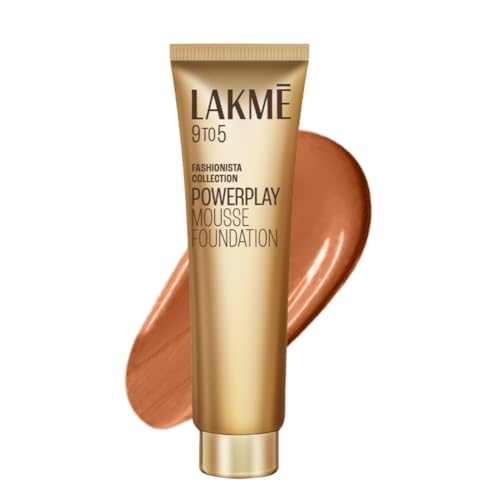 Lakme 9 To 5 Weightless Mousse Foundation, Beige Caramel, 25G