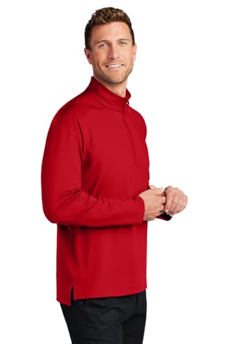 Port Authority Men's Carbon-Free Double-Knit Quarter-Zip Pullover3