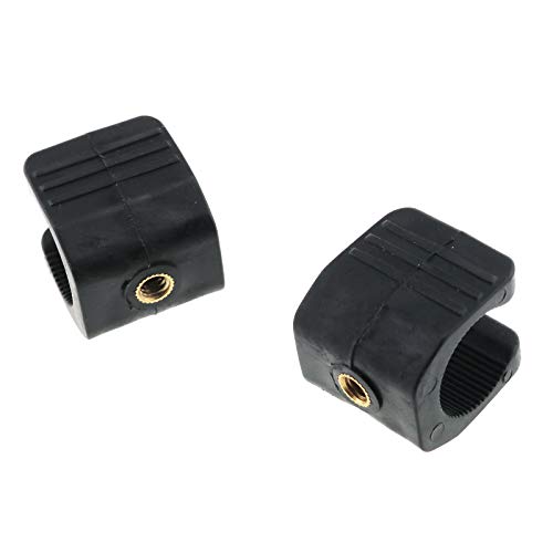 E-outstanding Flashlight Mounting Bracket 2PCS U Shaped Clip Mount Clamp for Tripod Monopod, Bicycle Torch Grip Stand Outdoor Travel Light Lamp Holder