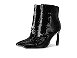 Nine West Women's Baey Bootie, Black Sequin 002, 8.5