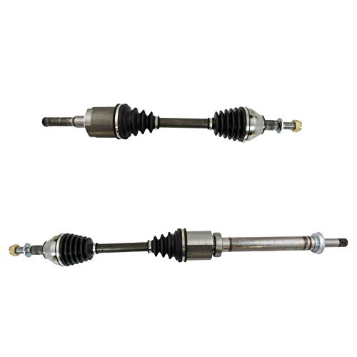 Image of TRQ Front Driver and Passenger Side CV Axle Assembly Set 2 Piece Compatible with 2015-2019 Ford Fusion SE Titanium 2.0L FWD 2016-2019 Fusion SE 1.5L FWD 2013-2016 Lincoln MKZ Base 2.0L