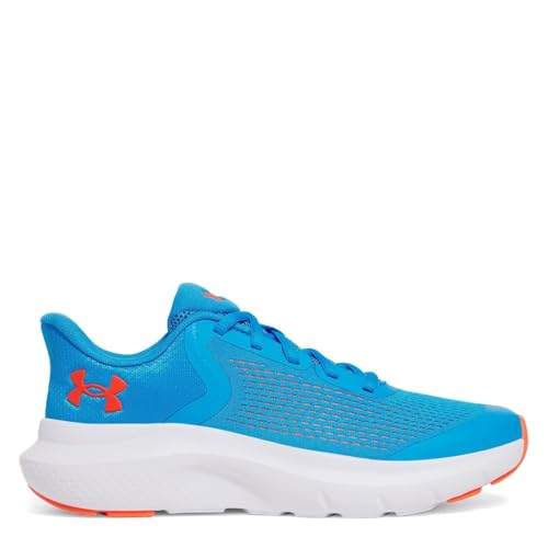 Under Armour Boys' Grade School Rogue 5, (428) Electric Blue/Ares Red/Ares Red, 4, US