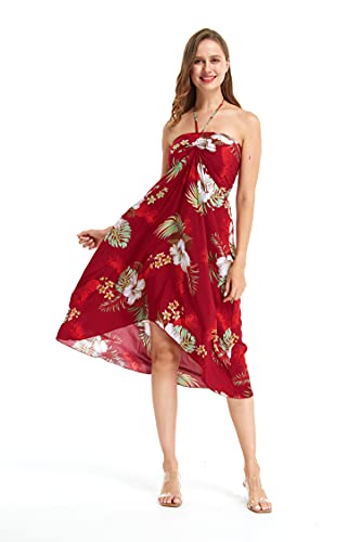 Image of Matchable Couple Hawaiian Shirt or Dress Signature Prints Pineapple | Sold Individually; Matchable Couple Collection; Soft Comfortable Fabric; Signature Tropical Prints; Vacation Ready