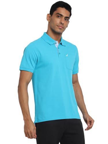 Image of AMERICAN CREW Polo Collar T-Shirt for Men with Pocket