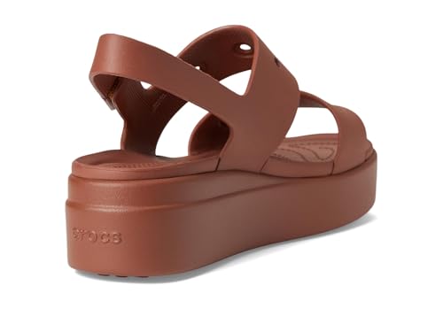 Image of Crocs Women's Brooklyn 4U Low Wedges, Platform Wedge Sandals for Women