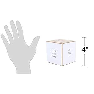 Collins Painting 'Best Dad Ever' 4-Sided Block Sign for Husband or Dad Present Collins Painting Best Dad Ever 4 Sided Block Sign for Husband or Dad Present