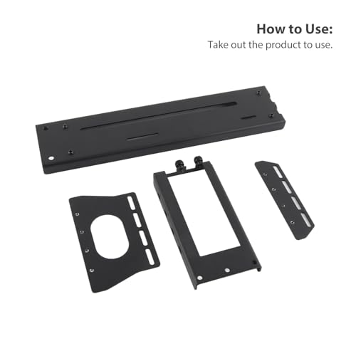 Soporte Vertical para GPU, Ajustable para PC ATX 26x8.2x12.8 cm miniatura 7